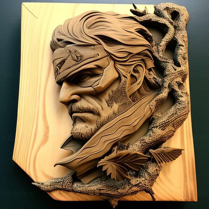 3D модель Игра Metal Gear Solid 3 Пожиратель змей (STL)